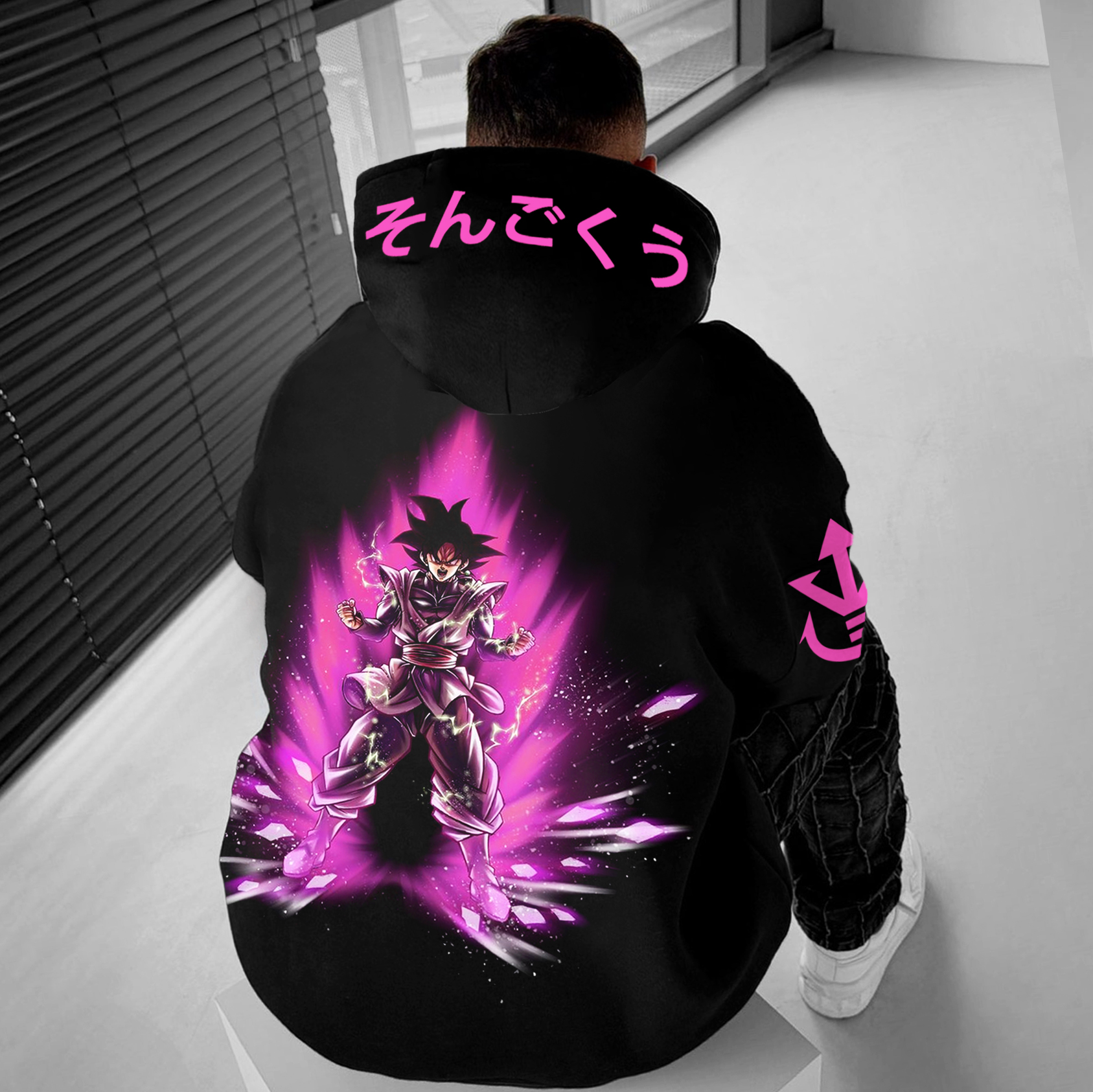 Unisex Anime Gift Casual Print Oversized Warm Hoodie