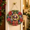 DIY Diamond Painting Xmas Nutcracker Hanging Ornament Pendant Acrylic Double Sided Print Decor Kit