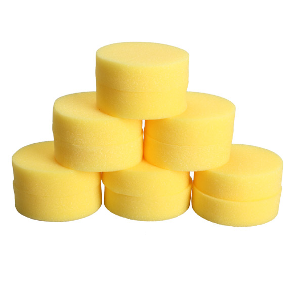 

12Pcs Polish Wax Round Foam Sponges Applicator Pads For Clean Car Glass, 501 Original