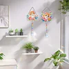 2pcs Flower Cat Diamond Painting Double-sided Crystal Window Suncatcher Craft Set Birthday Gifts Home Garden Decor Hanging Kit