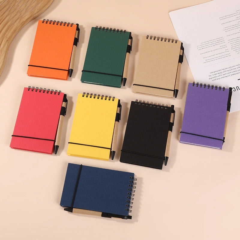 1 Piece Solid Color Learning Paper Preppy Style Notebook