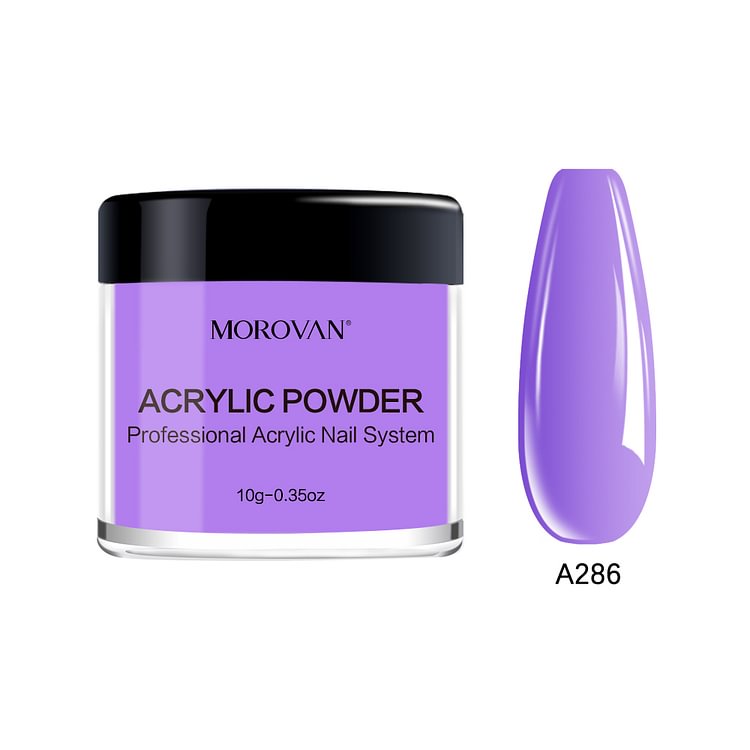Morovan Dark Pastel Purple Acrylic Powder A286