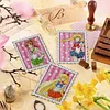 (3pcs)Sailor Moon Partial Counted Cross Stitch Fridge Magnet Kit 14CT 2-Strand 7x8cm Backstitch
