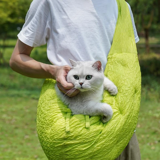 Fluorescent Green Pet Outer Bag Carrier 1