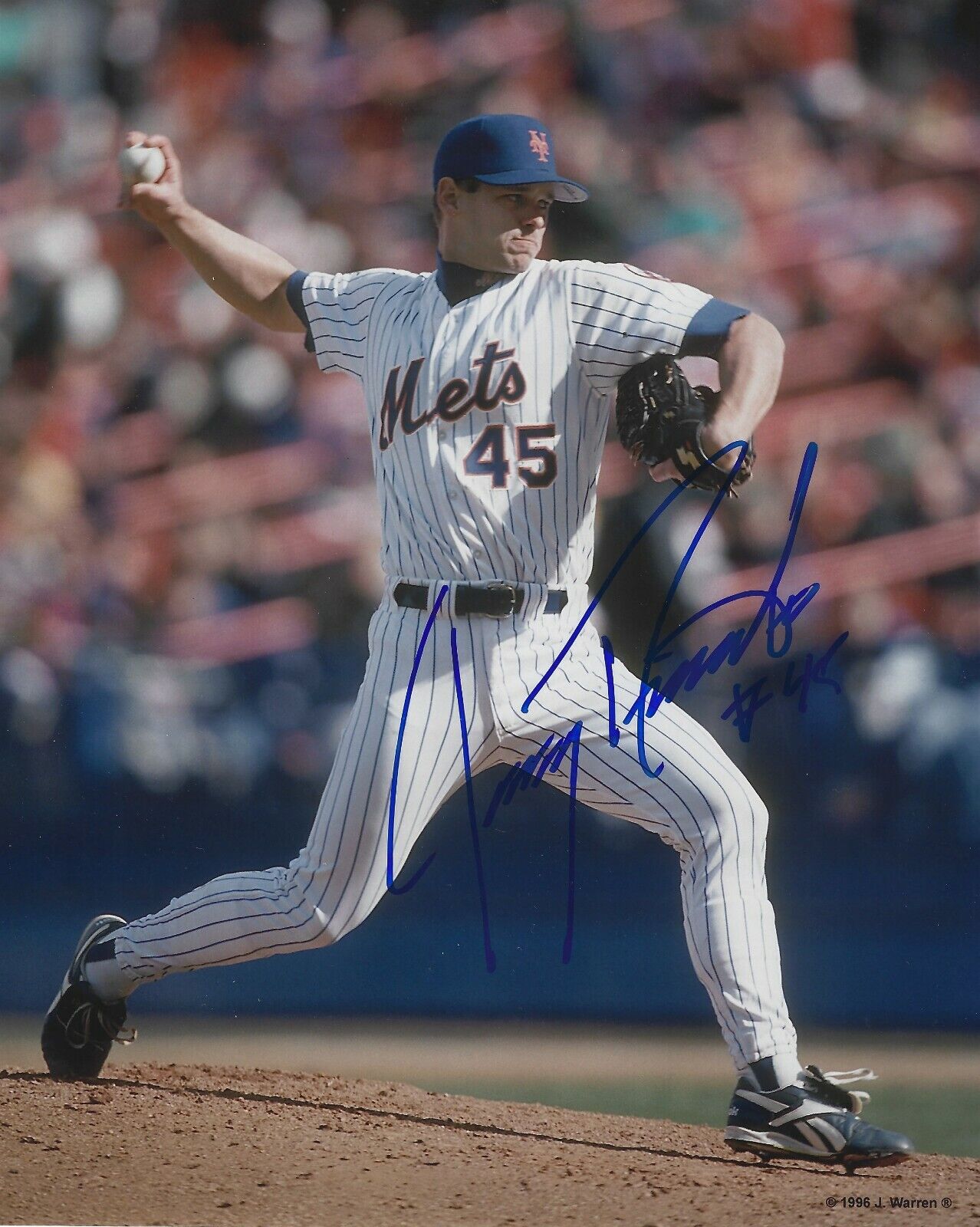Signed 8x10 JERRY DIPOTO NEW YORK METS Autographed Photo Poster painting - COA