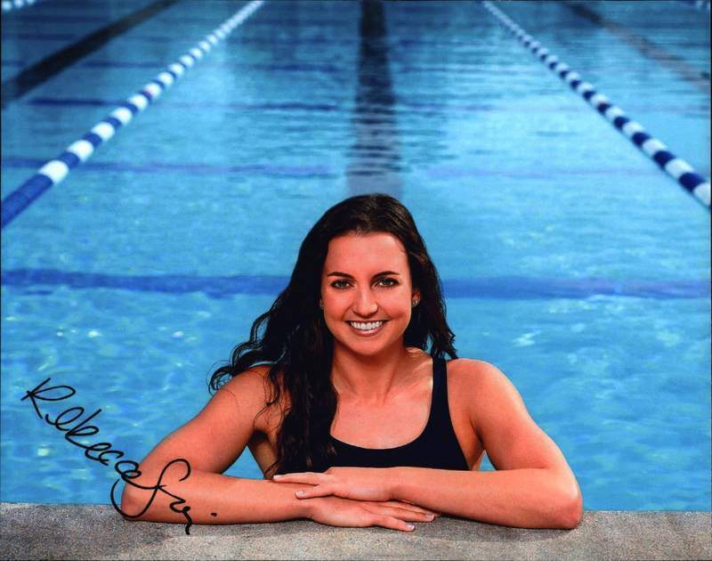 Rebecca Soni authentic signed olympics 8x10 Photo Poster painting W/Cert Autographed 02