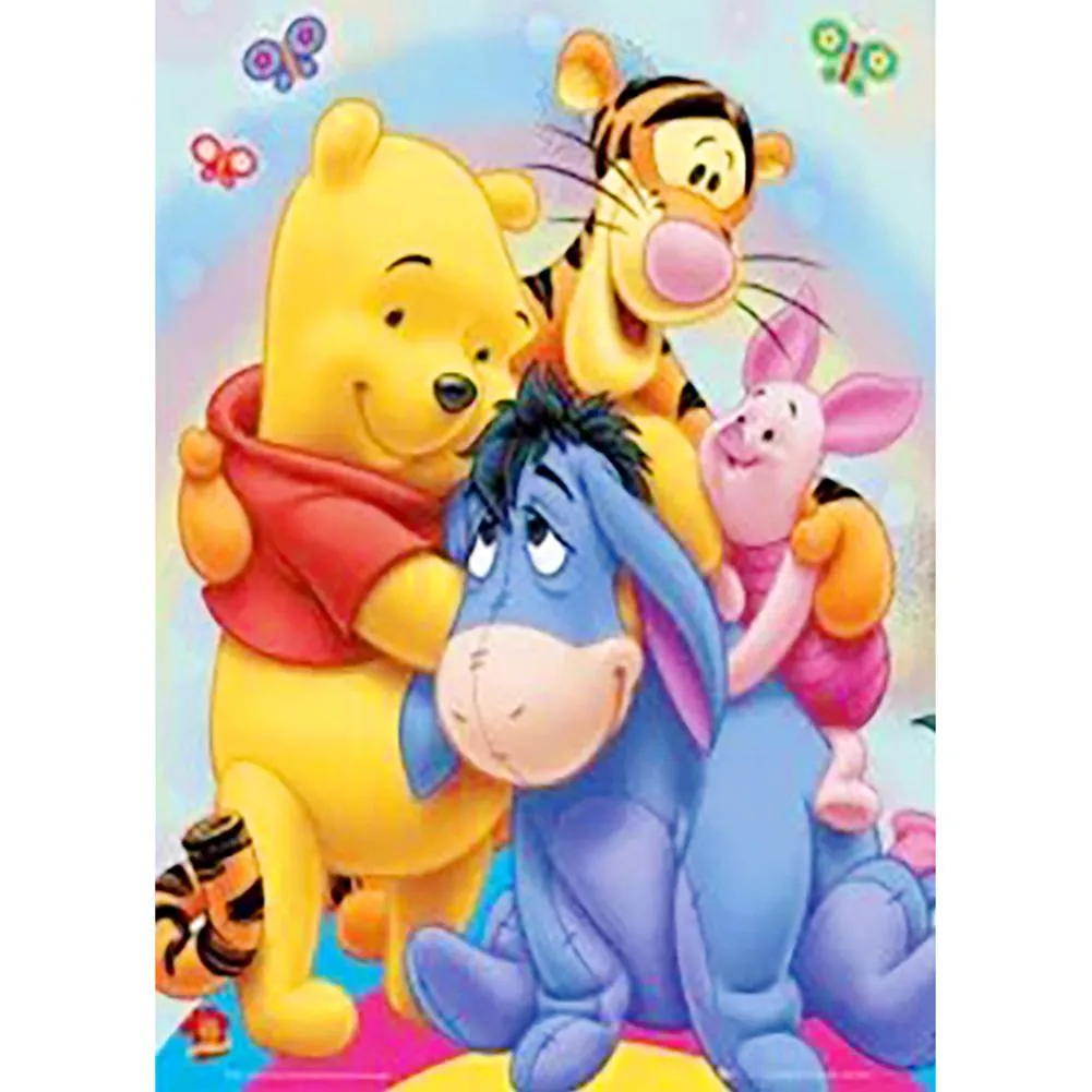 Winnie The Pooh - Full Round Diamond Painting
