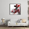Red Hat Woman-11CT Stamped Cross Stitch 40*40cm