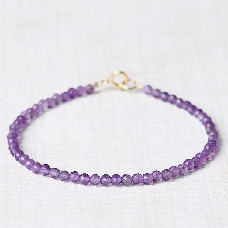 Purple Sunset - Uruguay Amethyst Healing Gemstone Bracelet