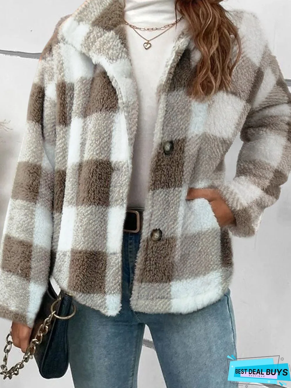 Loose Casual Teddy Jacket