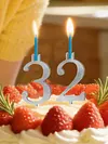 Reusable Numeral Birthday Candle Holder Set Number 0-9 for Party Anniversary
