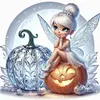 (Multi-Style)Tinker Bell-11CT Stamped Cross Stitch 45*45cm/17.72*17.72in