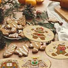 8PCS Wooden Diamond Painting Coasters Kits for Adults Kids (Gingerbread Man)