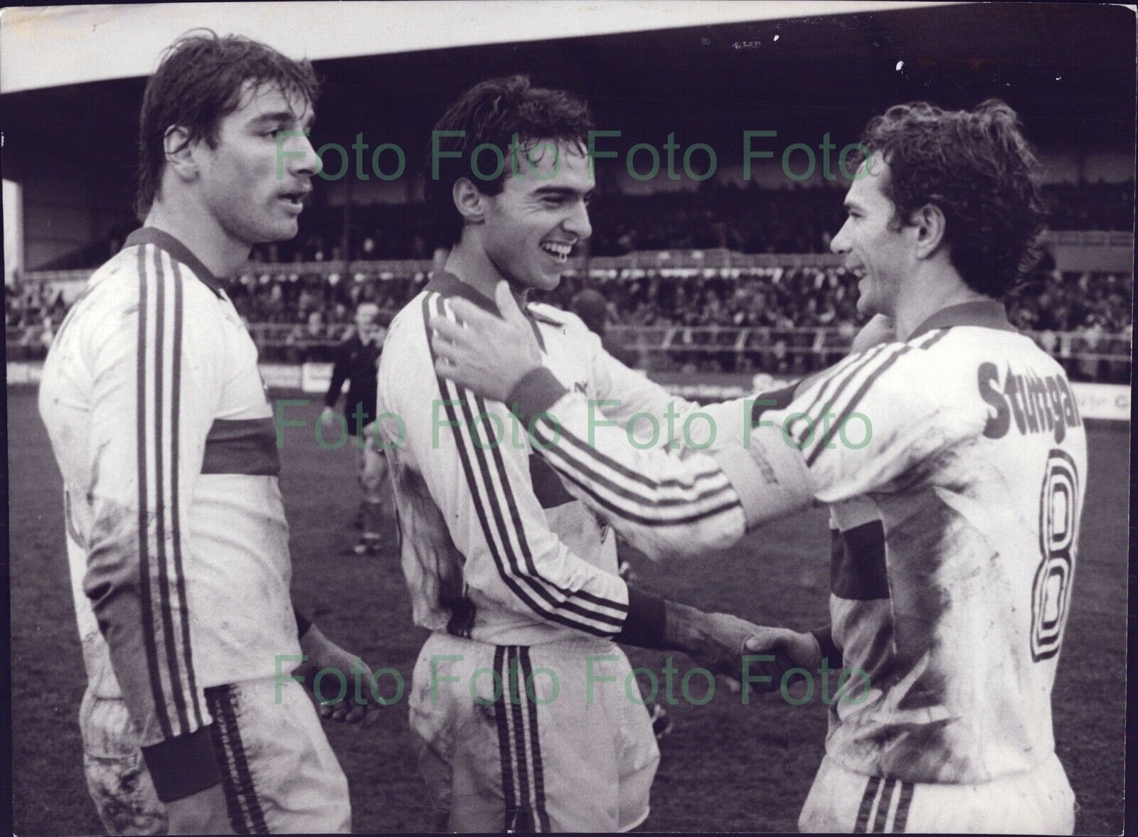 Hansi Müller - Hermann Ohlicher - VfB Stuttgart - Fu?ball Pressefoto (TV-3292+