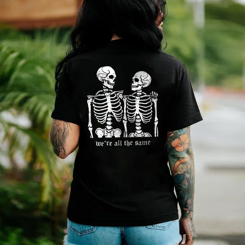 We're All The Same Printed Women's T-shirt -  