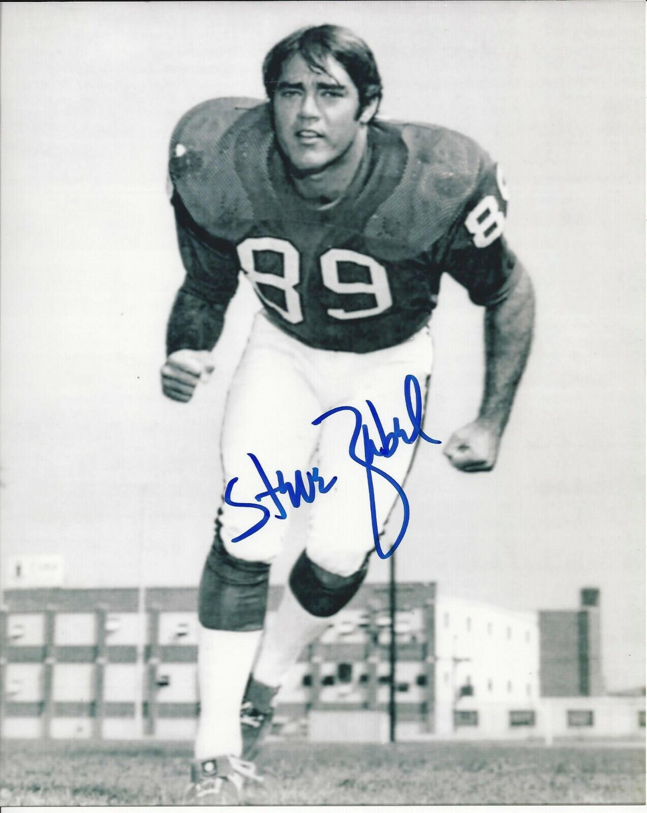 Steve Zabel Autographed 8x10 Philadelphia Eagles#1