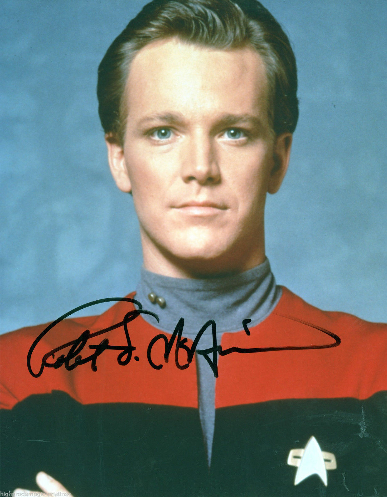 ROBERT DUNCAN MCNEILL AUTOGRAPHED 8X10 AS LT. TOM PARIS STAR TREK VOYAGER