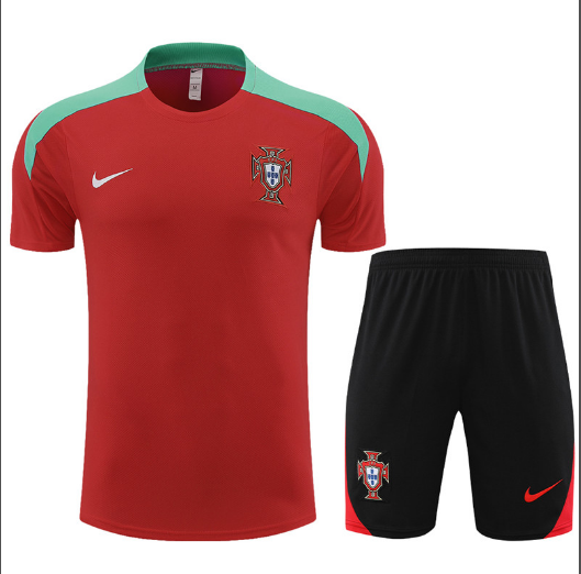 2023 Portugal Red Training Kit Football Shirt Thai Quality