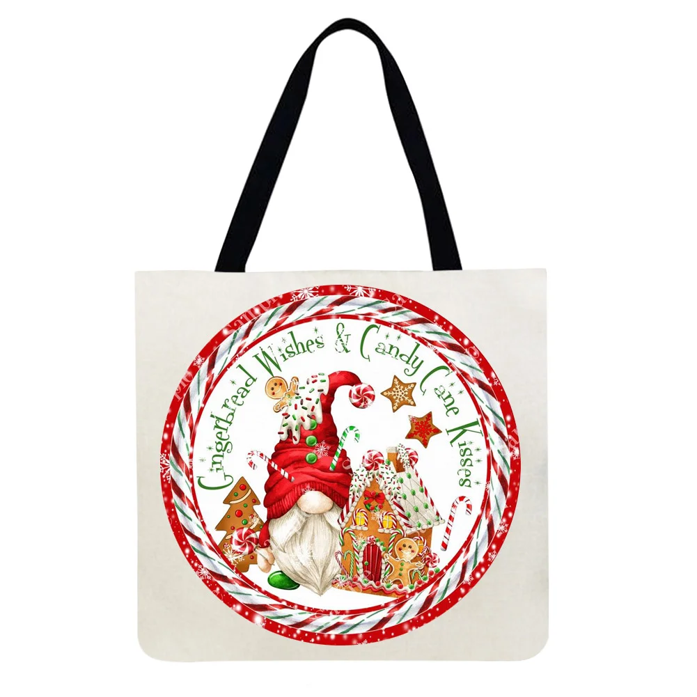 Linen tote bag-Cartoon dwarf
