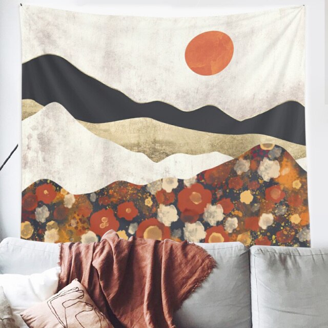 

Wall Tapestry - Sunset Mountain-150*130cm, 501 Original