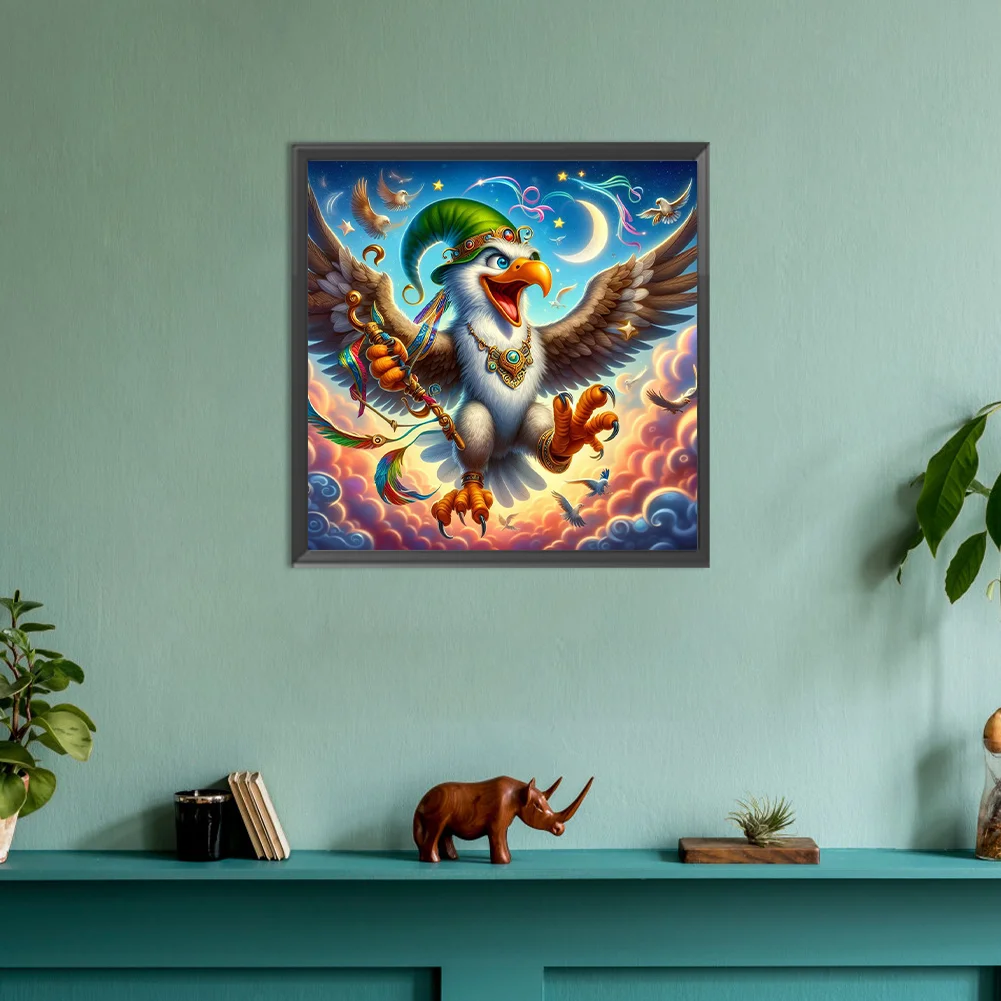 Diamond Painting - Full Round Drill - Eagle(Canvas|30*30cm)