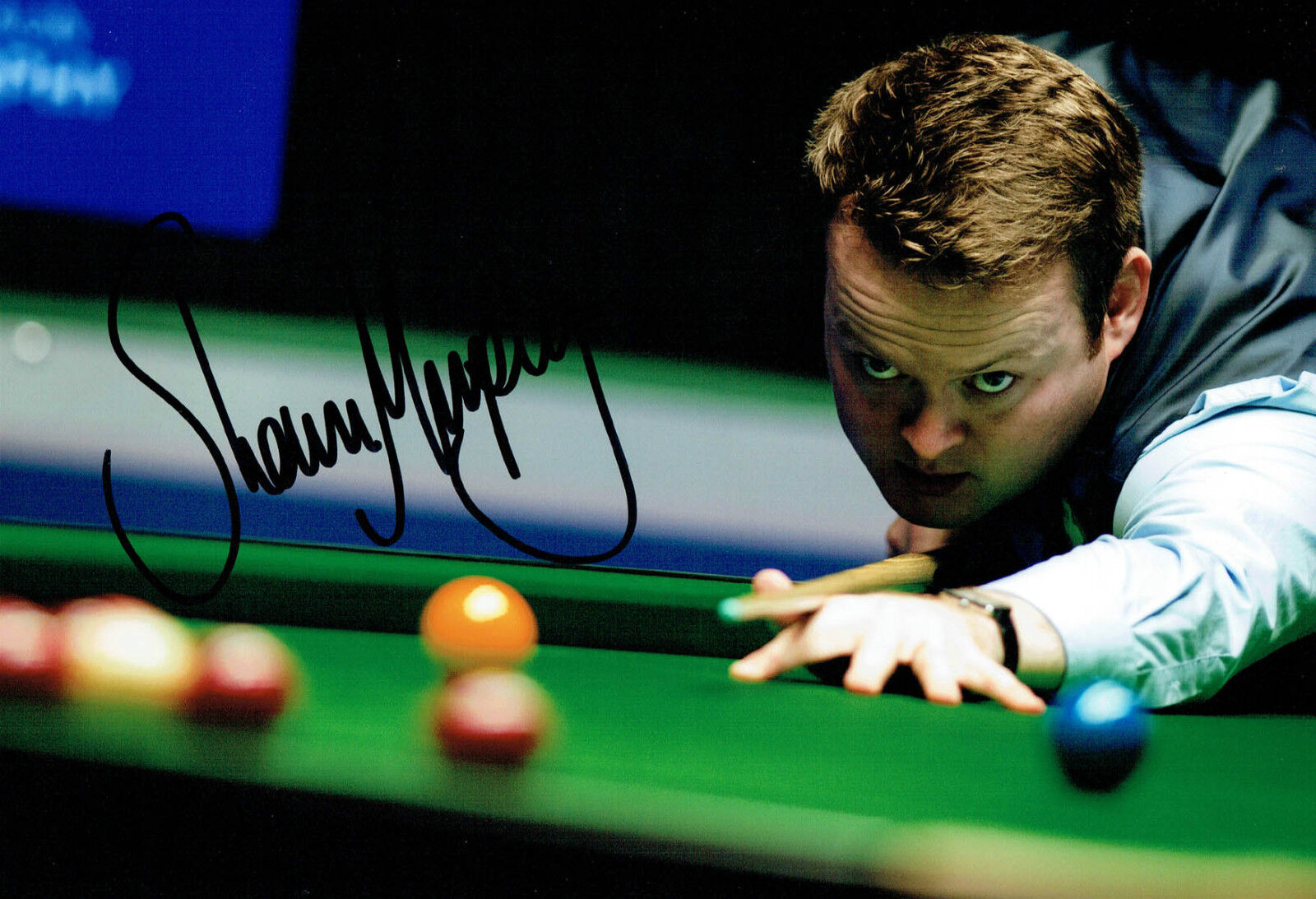 Shaun MURPHY 2017 Signed Autograph Photo Poster painting B SNOOKER Sheffield Crucible AFTAL COA