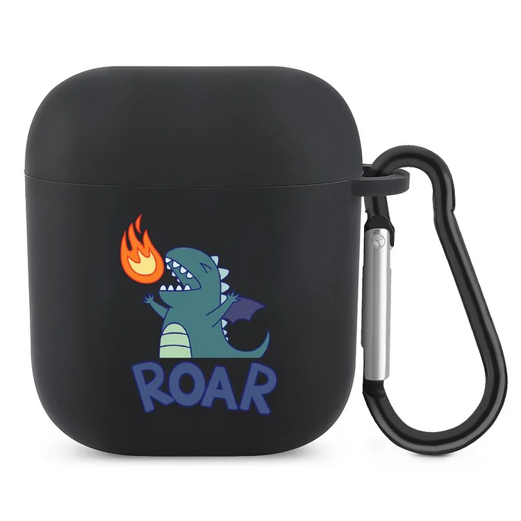 Earbuds Case Cover for AirPods Fire Breathing Little Monster Roar customized, personalized, gift