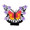 Solar-Powered Wall Lamp Painted Butterflies Decorative Light with Flower LED Waterproof Solar Ambient Landscape Light Hollow Out Wall Decoration Lights for Villa Garden Courtyard Decor