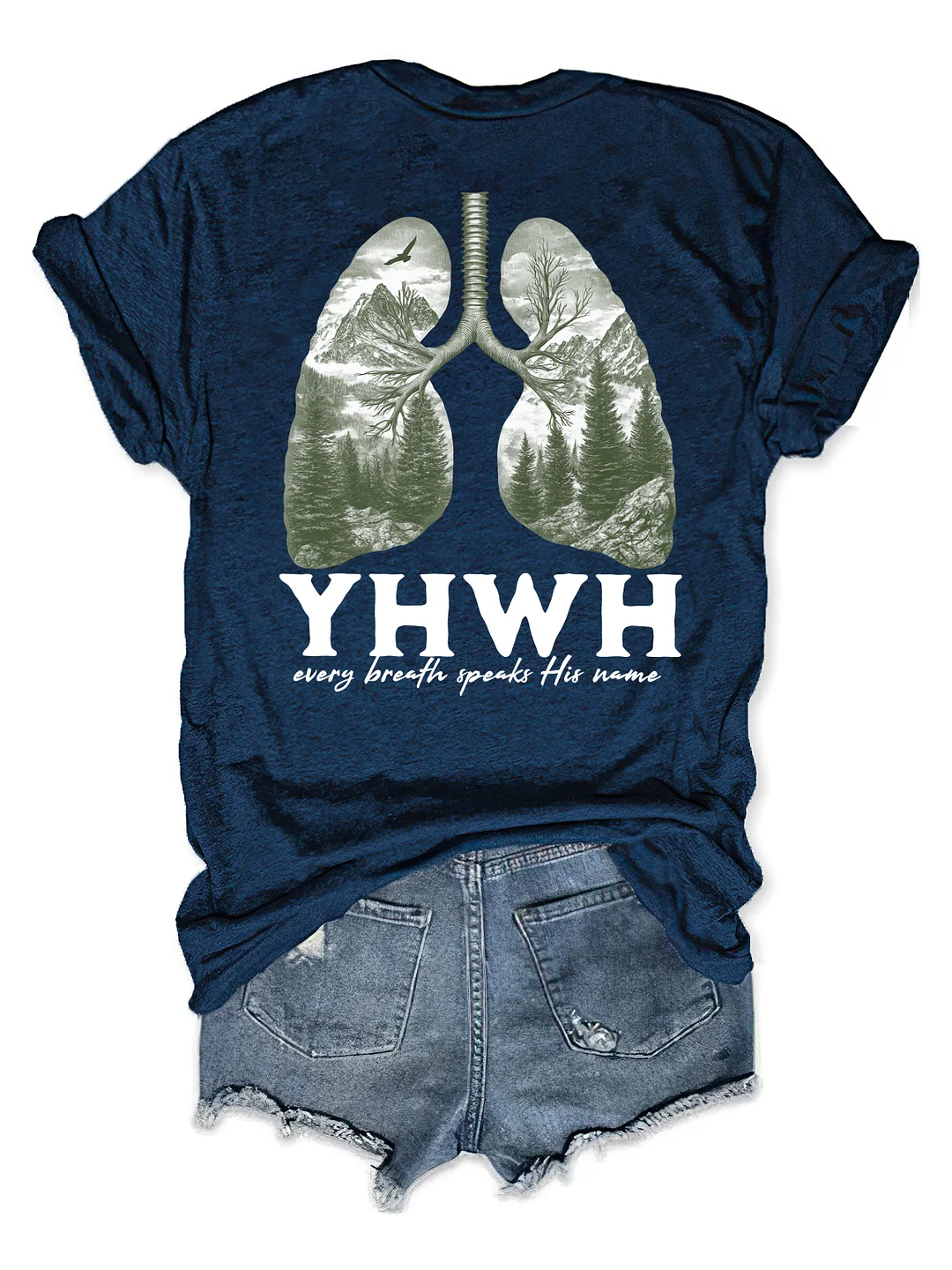 Yhwh Lungs Christian T-shirt