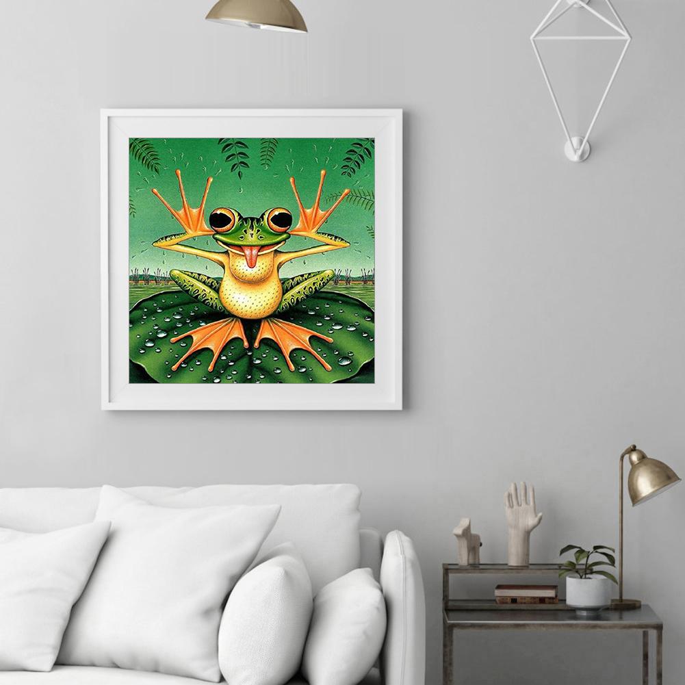 Funny Frog - Full Round Diamond Painting