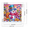 Snowman-Special Shaped Diamond Painting