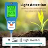 6 in 1 Soil Tester Fertility/Temp/Moisture/Sunlight/Humidity/PH Meter for Garden