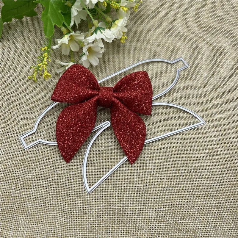 Bowknot background Metal Cutting Dies Stencils For DIY Scrapbooking Decorative Embossing Handcraft Template
