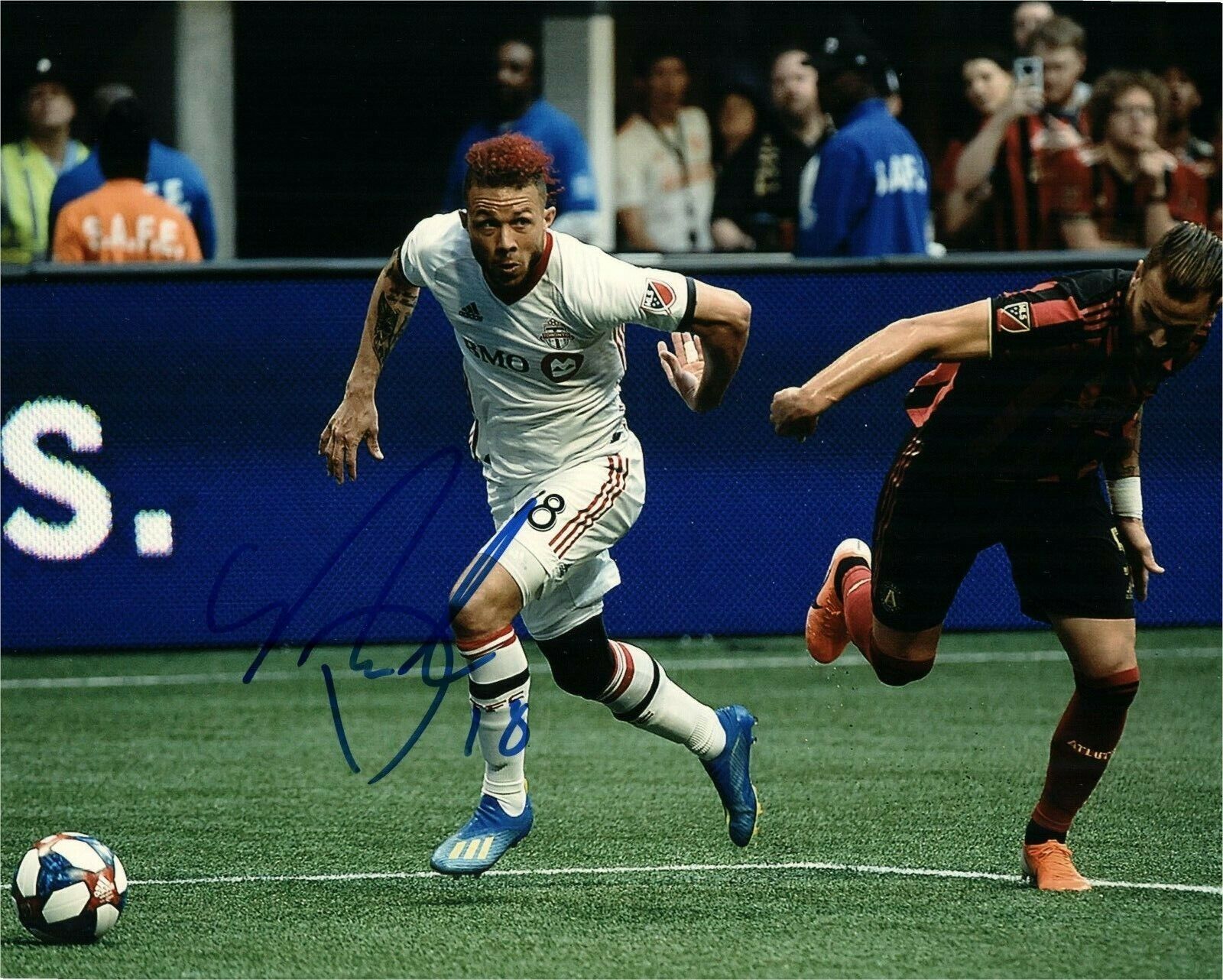 Toronto FC Nick Deleon Autographed Signed 8x10 MLS Photo Poster painting COA