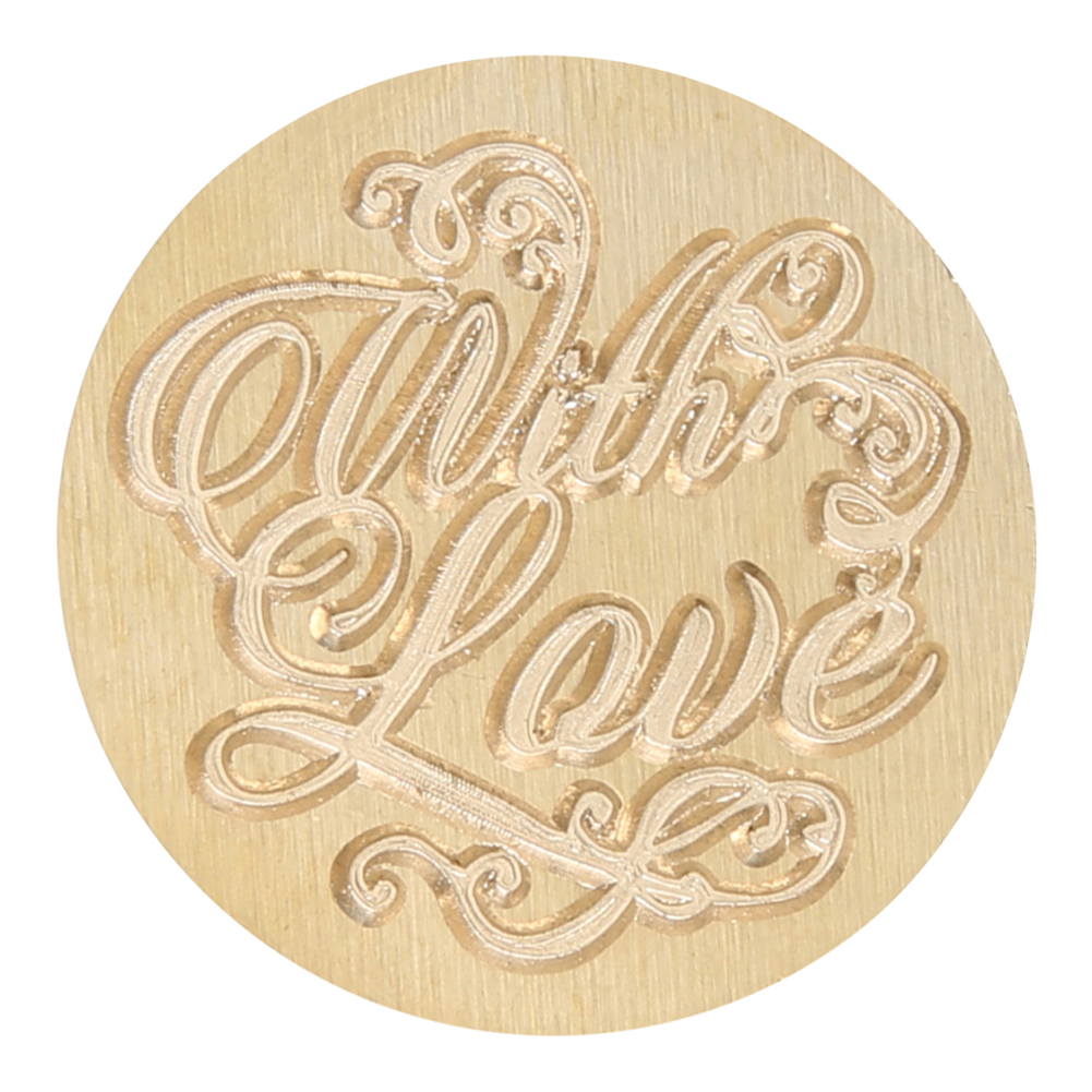 

25mm Letter with love Sealing Wax Stamp Head - Wax Seal Stamp, 501 Original