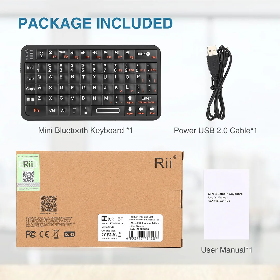 Rii 518BT Mini Keyboard