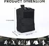 2er Taktische Molle Pouches Kleine Utility Tasche EDC Tasche Gürteltasche Wasserdicht Zubehörtasche Multifunktional Hüfttasche Taillentasche für Wanderausrüstung Outdoor Training