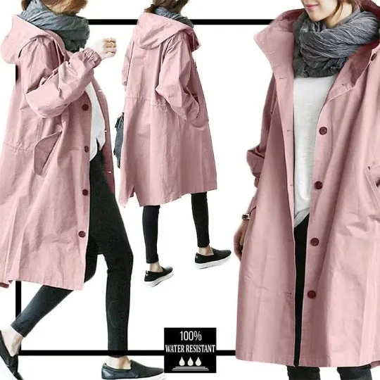 Brownm Autumn Windbreaker Mid-length Small Temperament Waist-controlled Women's Woolen Coats