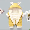 Autumn Winter Overall Infant Baby Down Cotton Thickened Romper