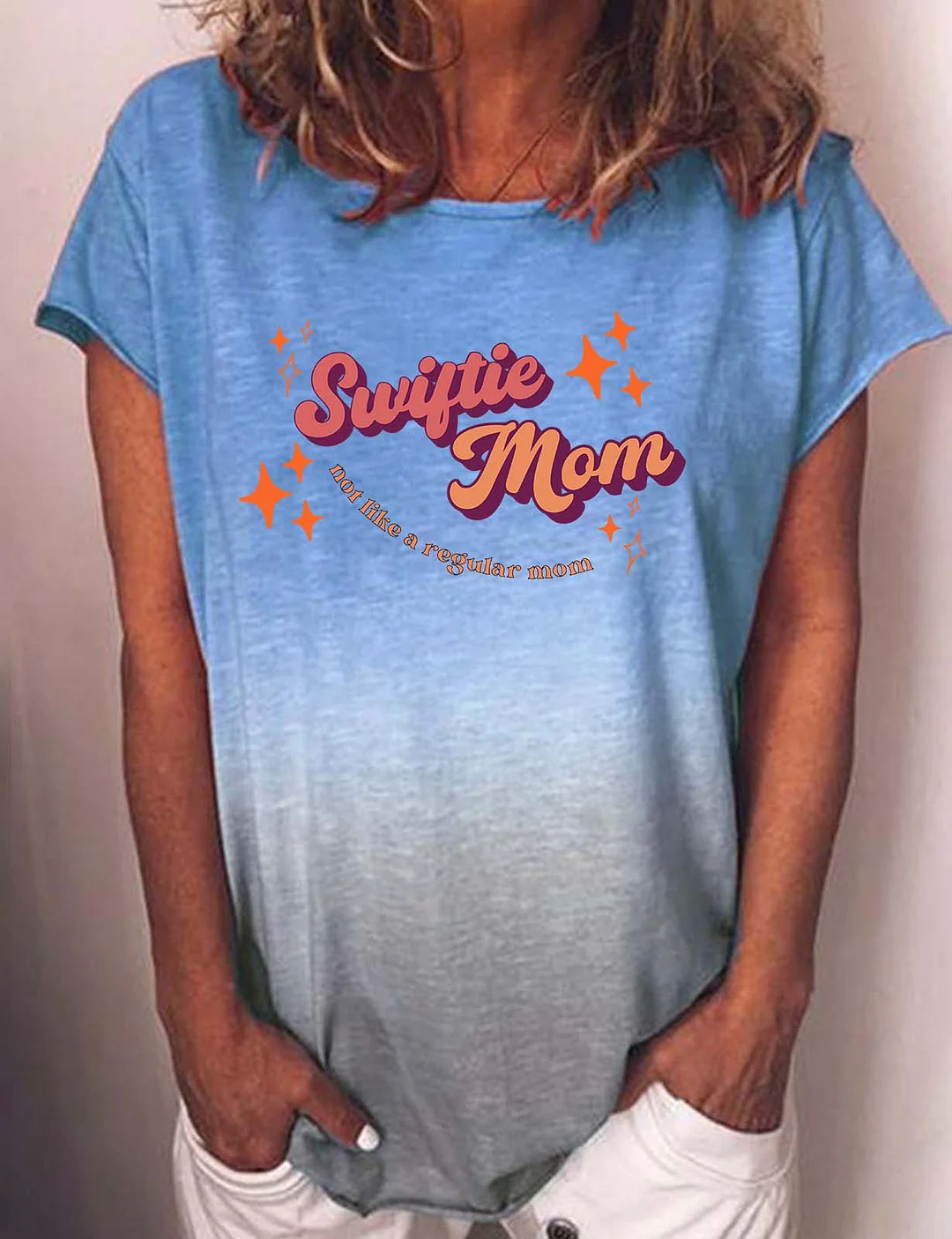 Swiftie Mom Not Like A Regular Mom Gradient T-Shirt