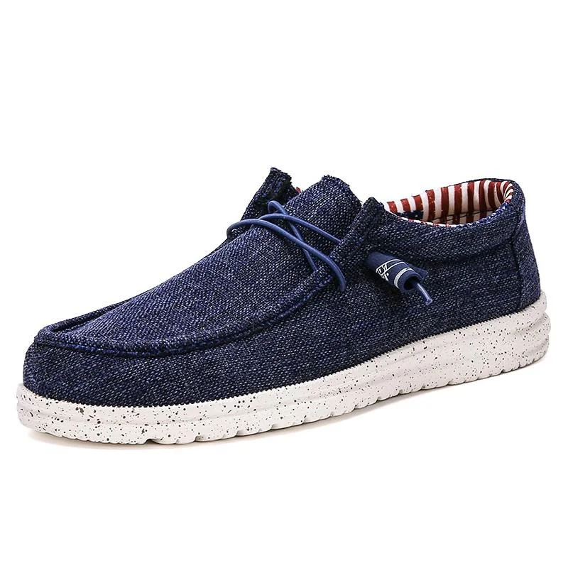 Yyvonne Size 48 47 Men Casual Shoes Slip On Outdoor Mens Sneakers Lightweight Boat Shoes Driving Loafers Breathable Man Canvas Shoes