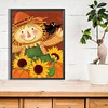 5D diy volle quadratische bohrer diamant malerei sonnenblume vogelscheuche kit wohnkultur