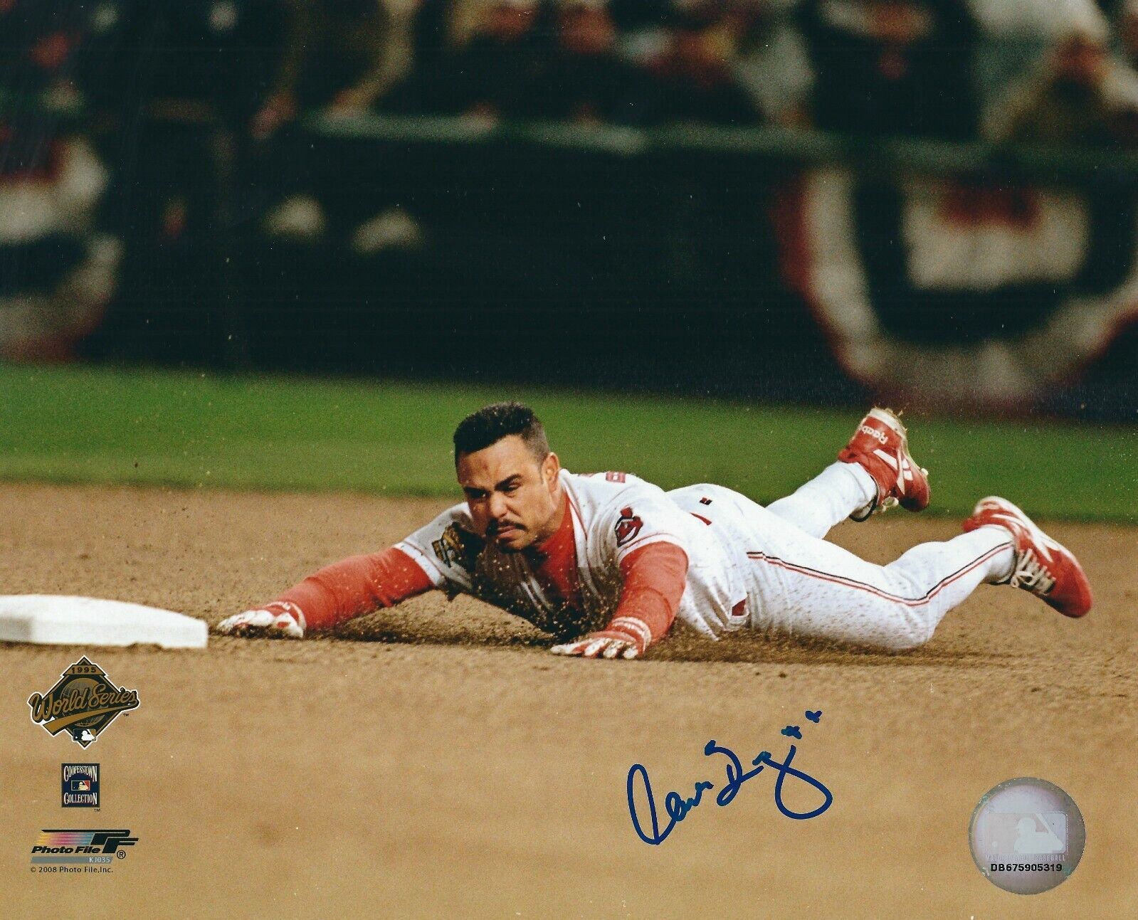 Signed 8x10 CARLOS BAERGA Cleveland Indians Autographed Photo Poster painting - COA