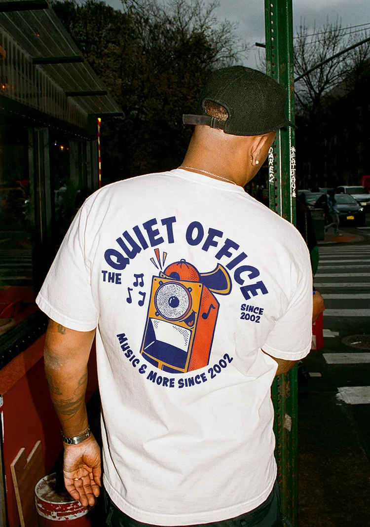 Quite Office Music&More Since 2002 T-shirt