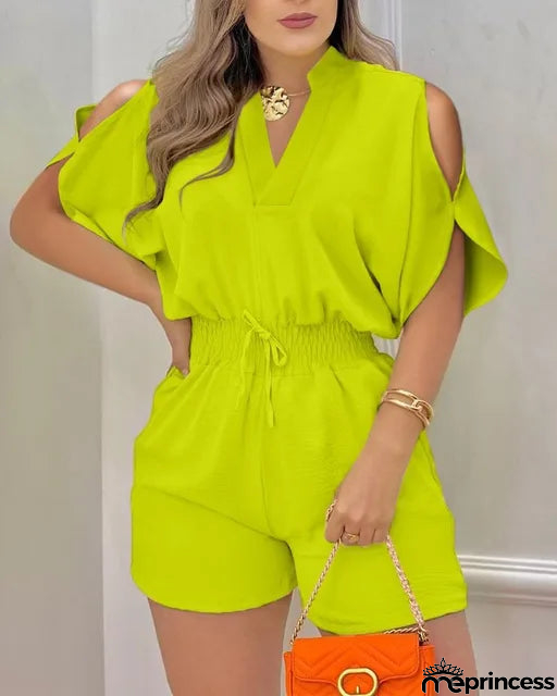 Tailored and airy Romper