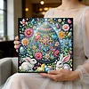 Framed Diamond Painting - Special Shaped - Easter Egg (25x25cm)
