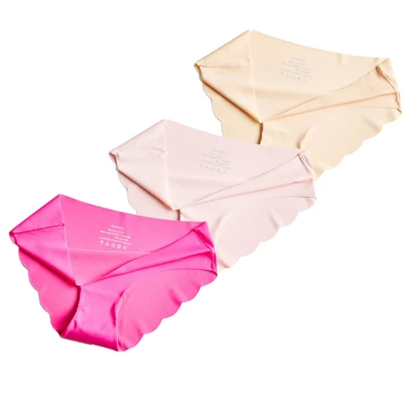 3Pcs/lot Seamless Panty Set Underwear Low-Rise Briefs Female Comfort Intimates Fashion Female Lingerie Drop Shipping