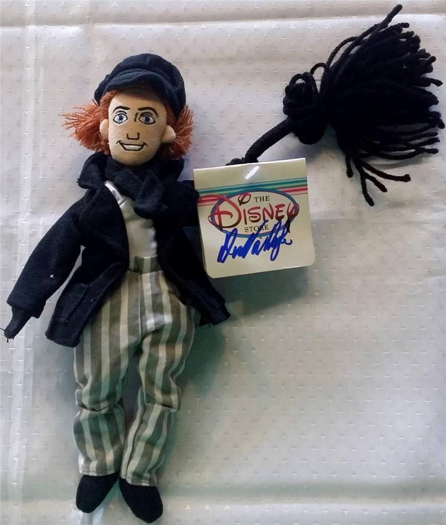 DICK VAN DYKE MARY POPPINS SIGNED AUTO BERT BEAN BAG DOLL FIGURINE PSA/DNA