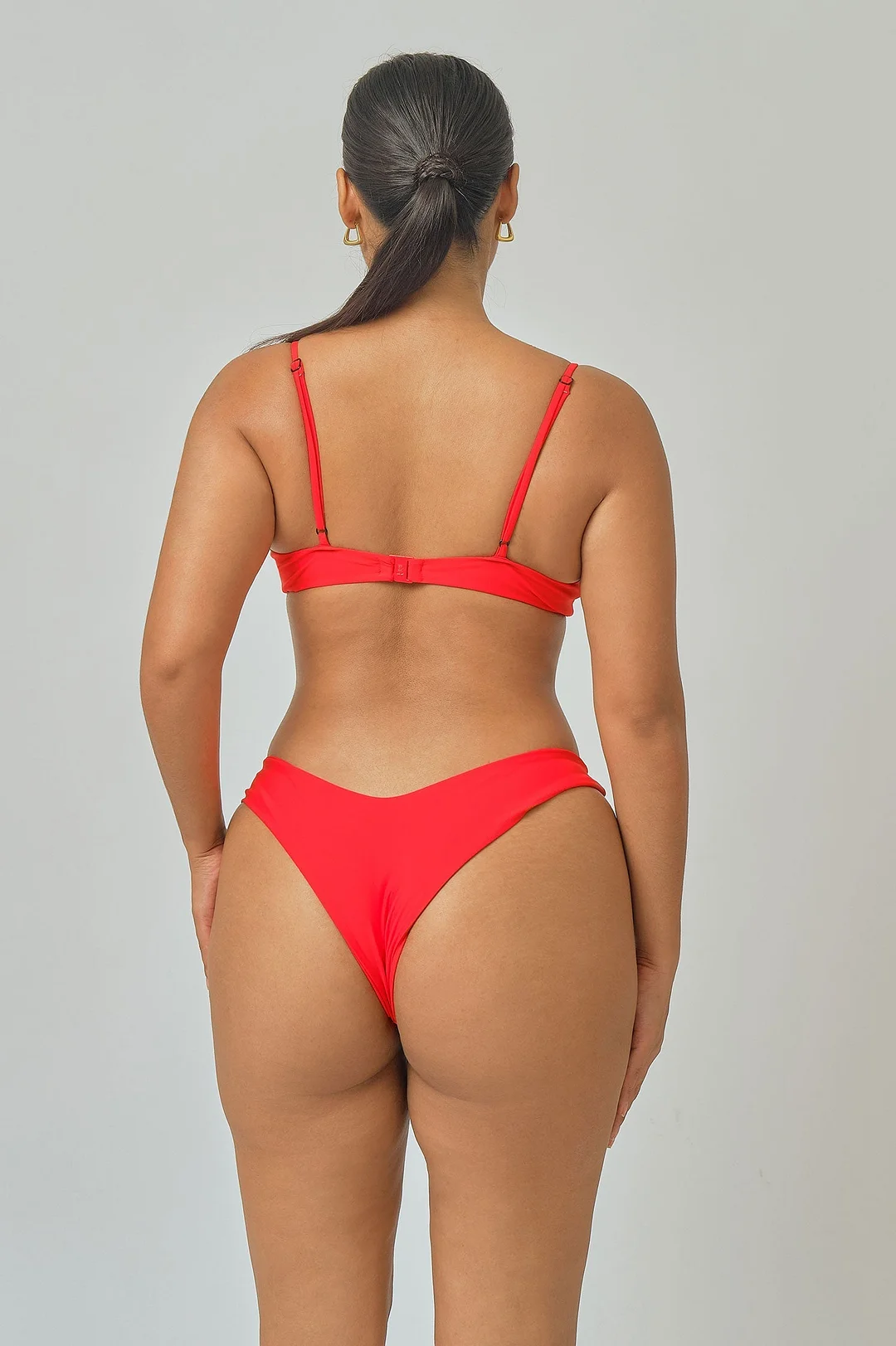 Stassy Cheeky Bottoms / Red FINAL SALE