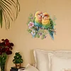 (US Only)Acrylic 2D Flat DIY Birds Hanging Diamond Art Kits Wall Door Decoration